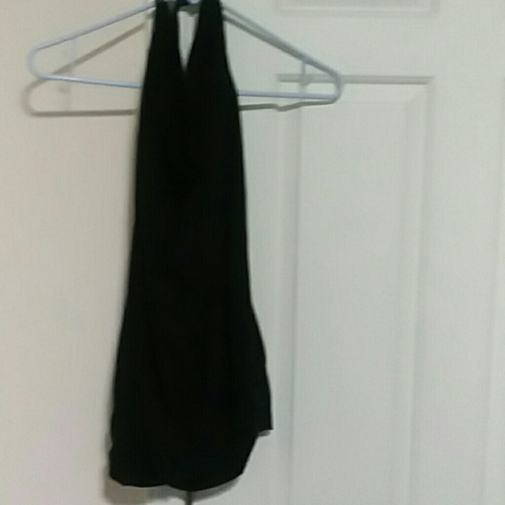 Zip up halter top
